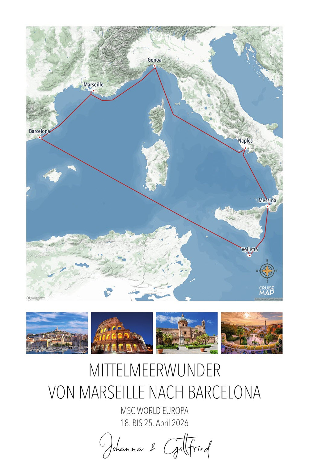 Ihre CruiseMap – maßgeschneidert für Ihren Stil preview